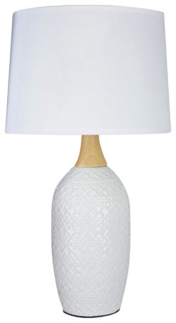 Willow - Ceramic - Table Lamp - White